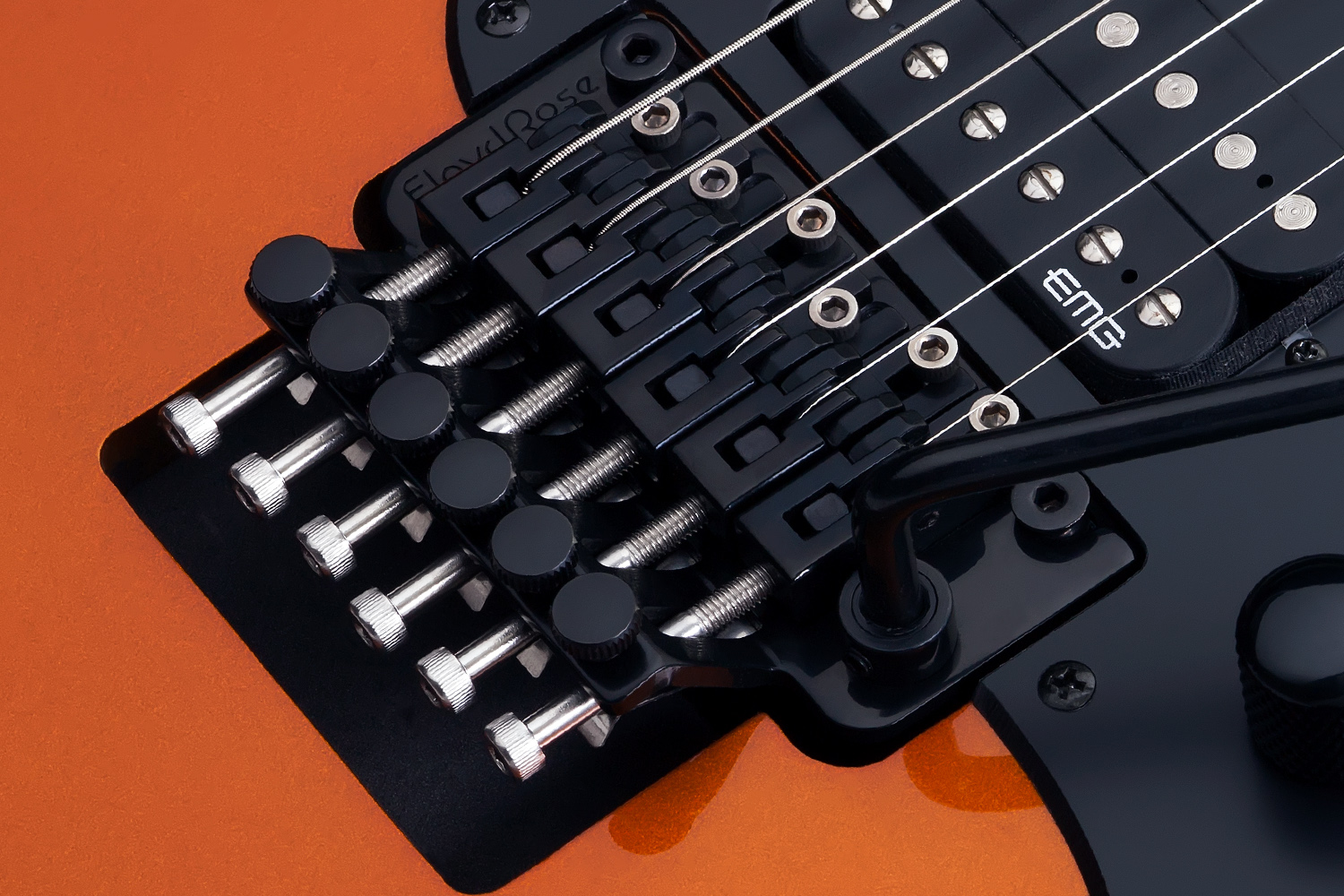 Schecter Sun Valley Super Shredder Fr 2h Emg Rw - Lambo Orange - E-Gitarre in Teleform - Variation 4