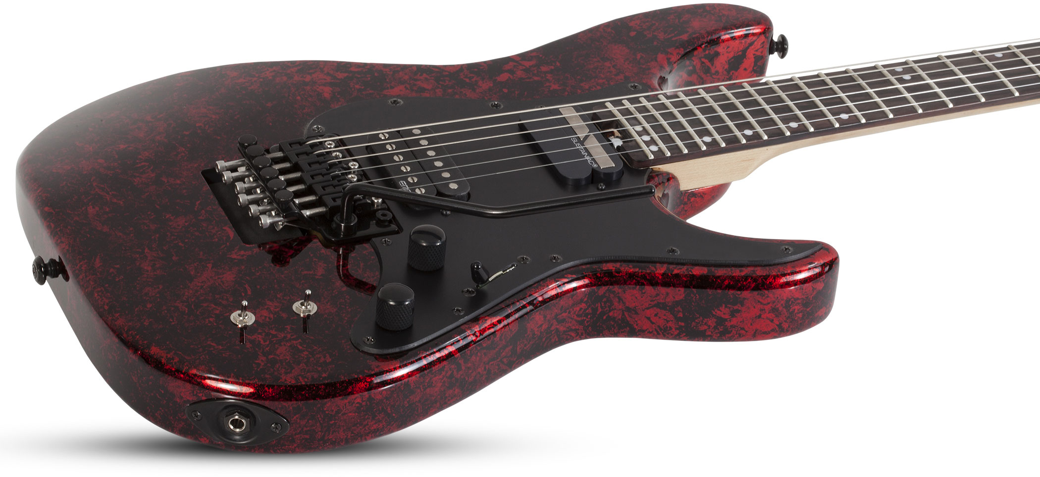 Schecter Sun Valley Super Shredder Fr S 2h Emg Sustainiac Eb - Red Reign - E-Gitarre aus Metall - Variation 1