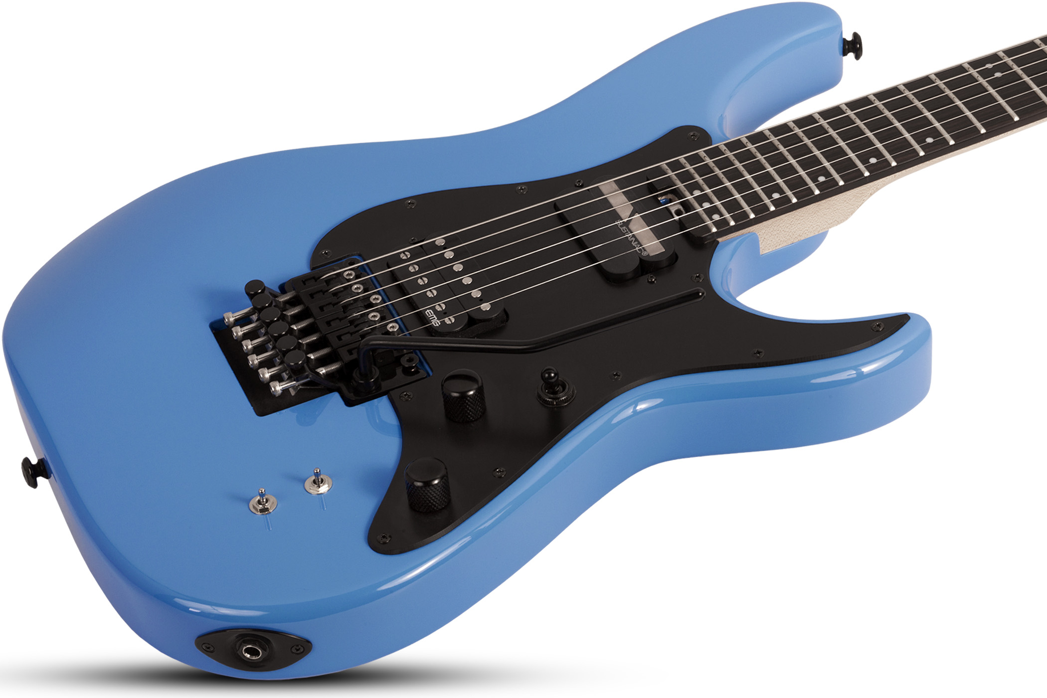 Schecter Sun Valley Super Shredder Fr S 2h Sustainiac Eb - Riviera Blue - E-Gitarre aus Metall - Variation 1