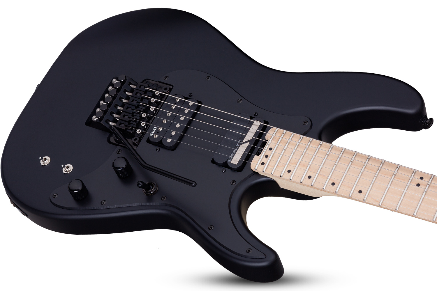 Schecter Sun Valley Super Shredder Fr S 2h Sustainiac Eb - Satin Black - E-Gitarre aus Metall - Variation 3