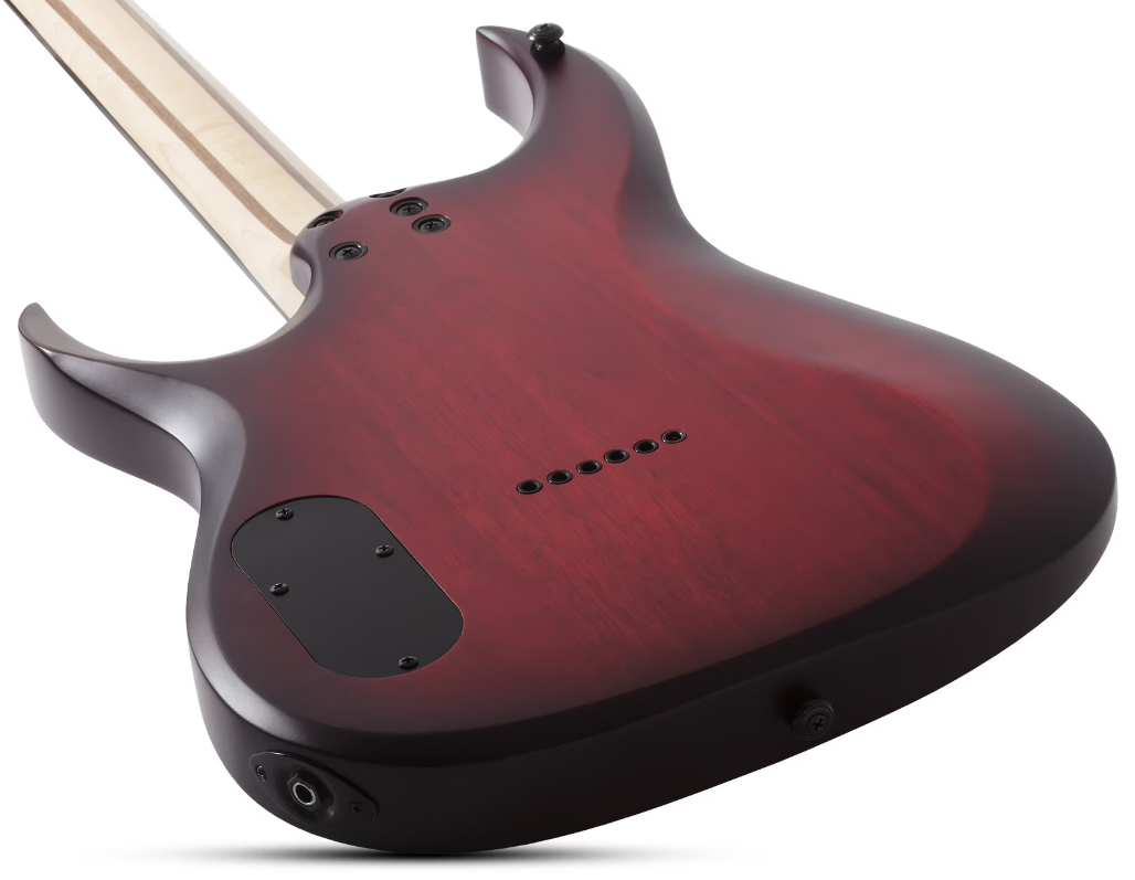 Schecter Sunset-6 Extreme 2h Ht Eb - Scarlet Burst - E-Gitarre aus Metall - Variation 5