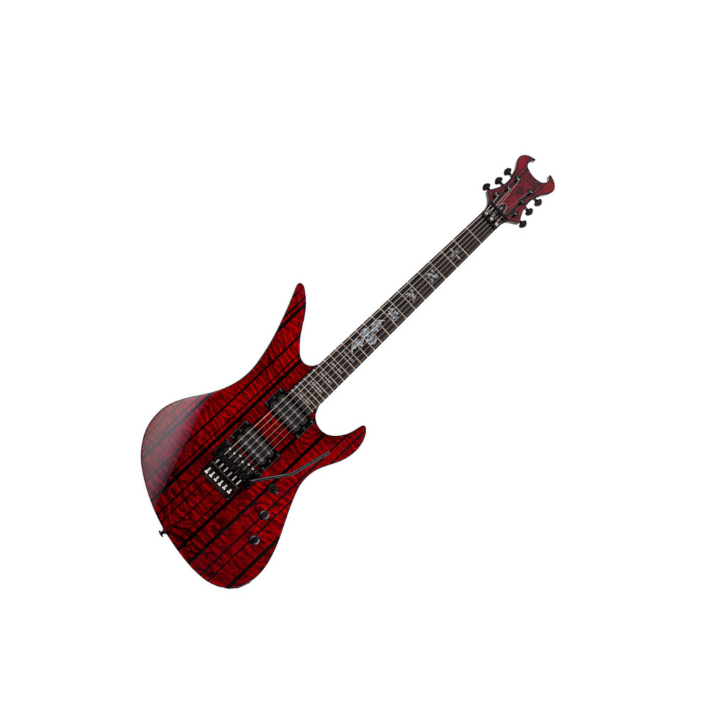 Schecter Synyster Gates Standard Plus Fr Hh Eb - Transparent Deep Red - Signature-E-Gitarre - Variation 1