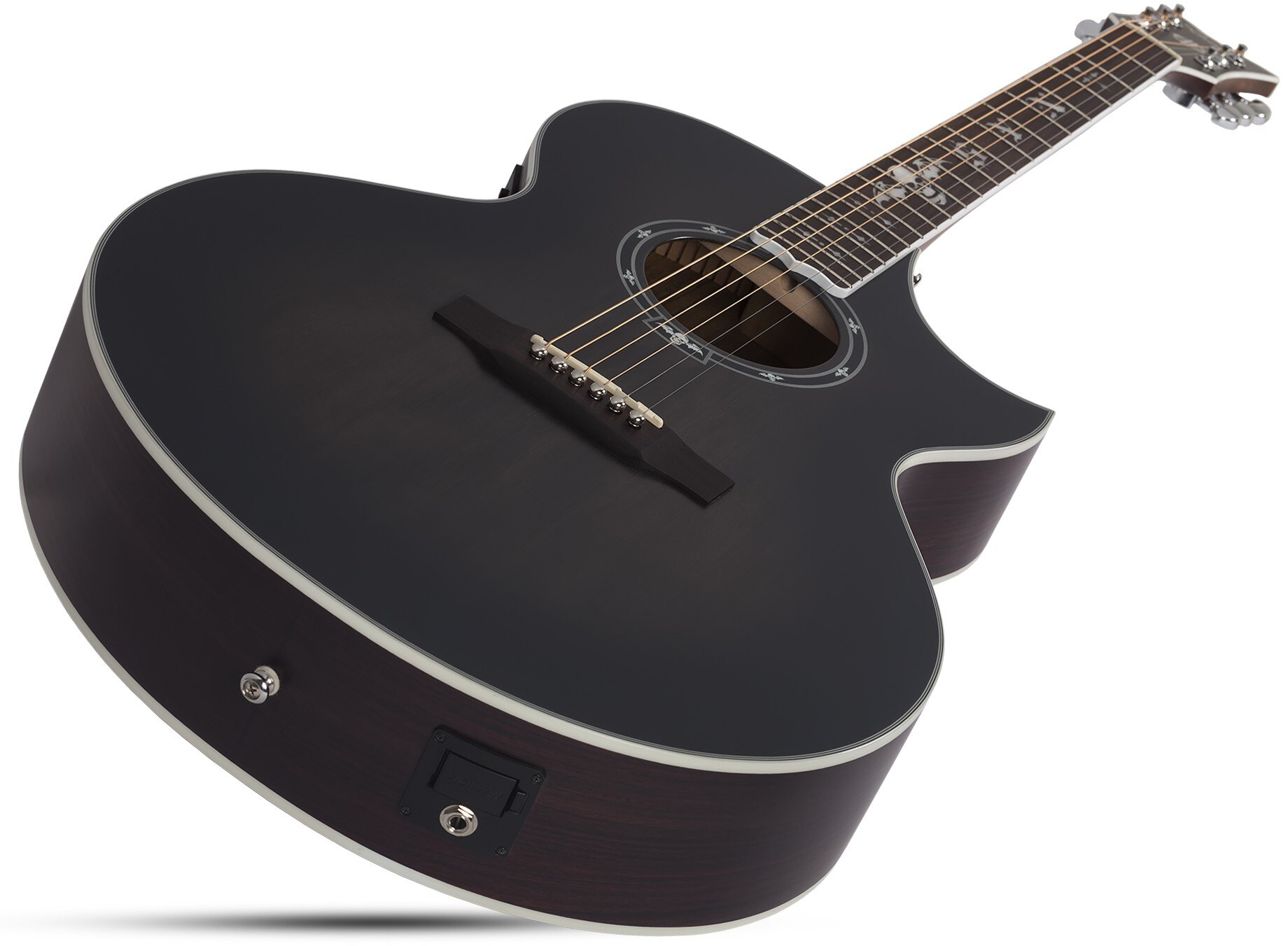 Schecter Synyster Gates Syn Ga Sc Signature Grand Auditorium Cw Epicea Palissandre Rw - Trans Black Burst Satin - Folk-Gitarre - Variation 1