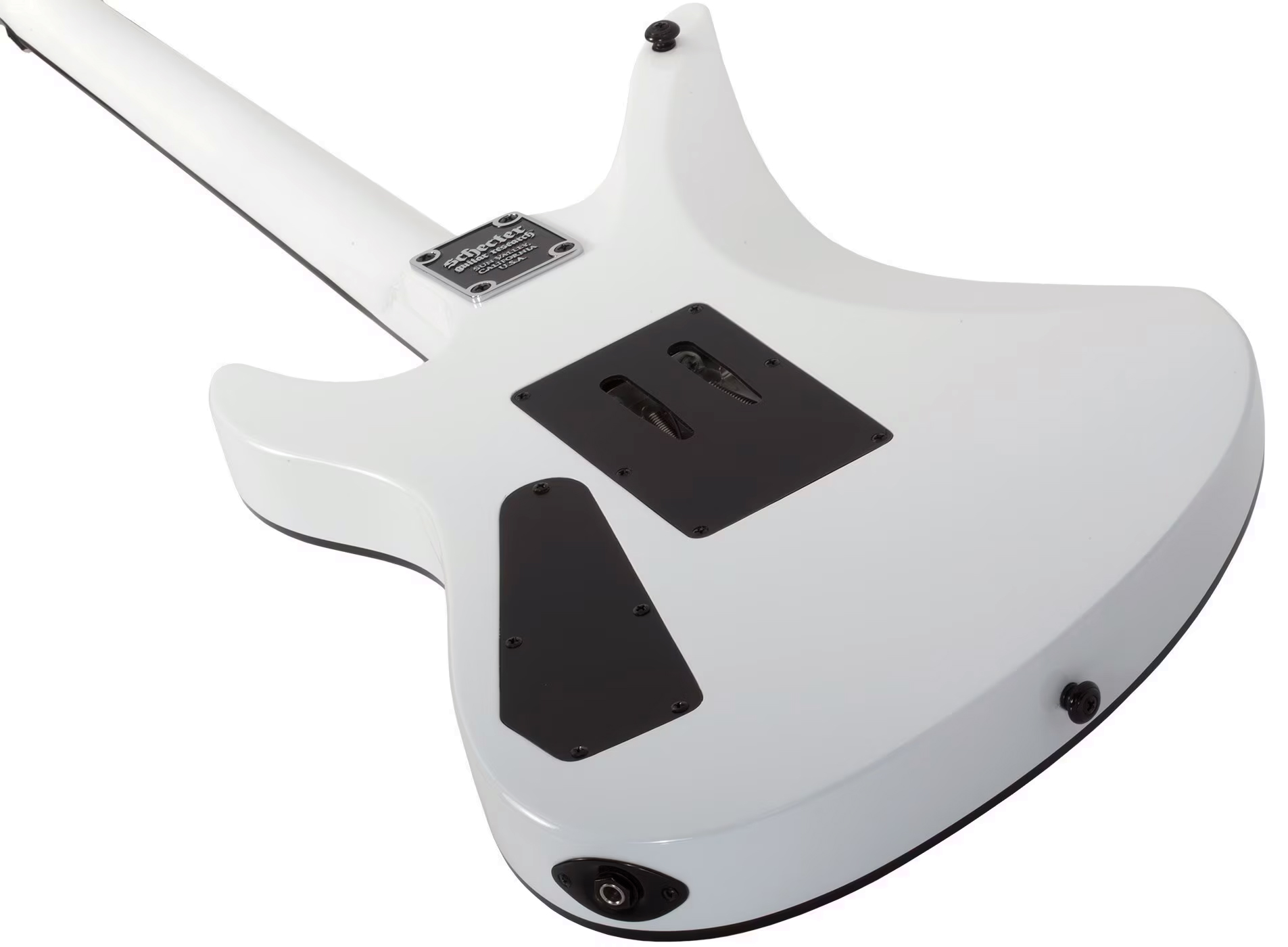 Schecter Synyster Standard Signature 2h Fr Eb - Gloss White With Black Pinstripes - Signature-E-Gitarre - Variation 4