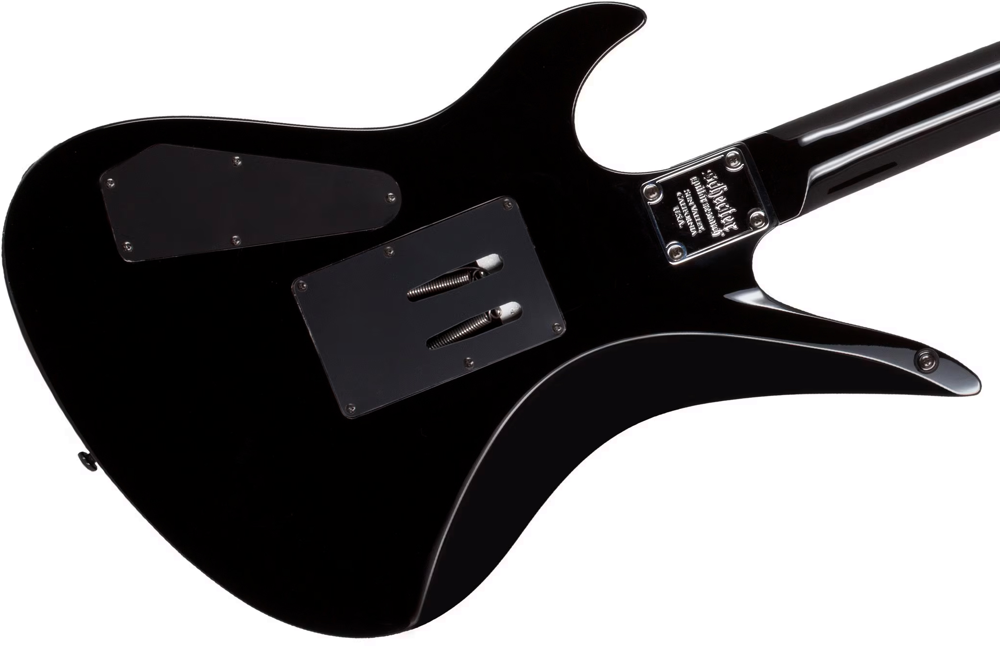 Schecter Synyster Standard Signature 2h Fr Eb - Gloss Black With Silver Pinstripes - Signature-E-Gitarre - Variation 4
