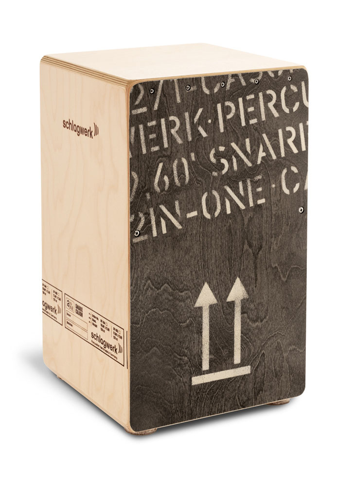 Schlagwerk Cp404 2inone Large - Black - Cajon - Variation 1