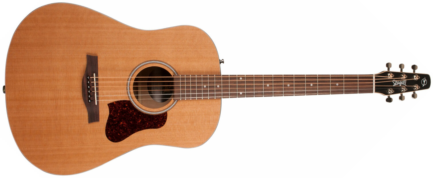 Seagull S6 Original Qit 2018 Dreadnought Cedre Merisier - Natural - Westerngitarre & electro - Main picture