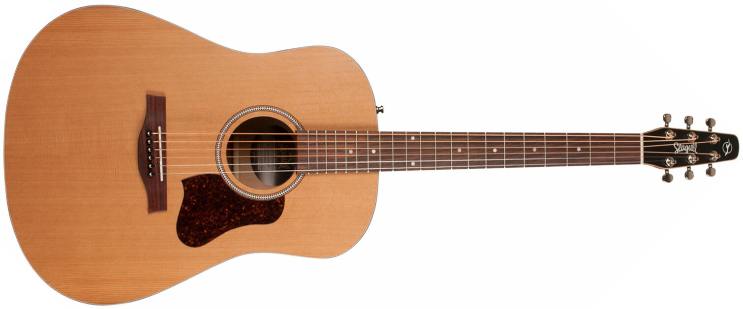 Seagull S6 Original Slim Qit 2018 Dreadnought Cedre Merisier - Natural - Westerngitarre & electro - Main picture