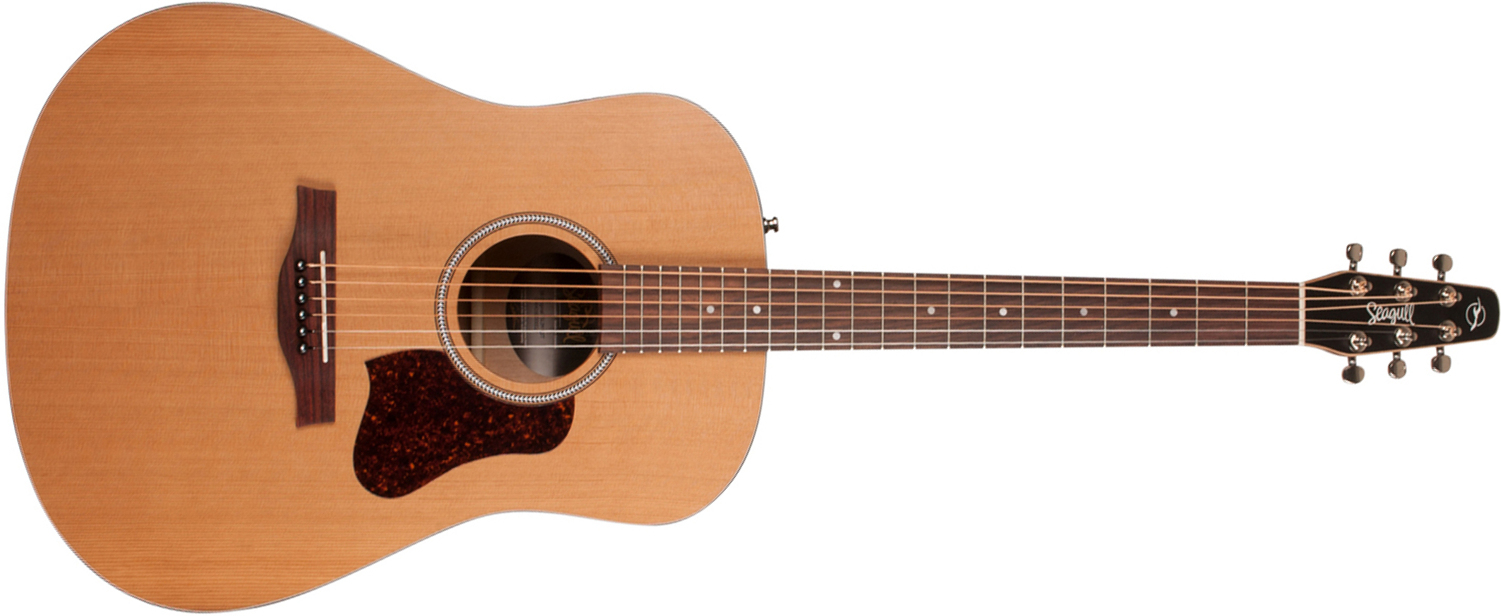 Seagull S6 Original Slim QIT +Bag - natural Folk-gitarre
