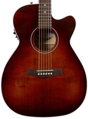 SEAGULL Performer Flame Maple CW Concert Hall Presys II - burst umber