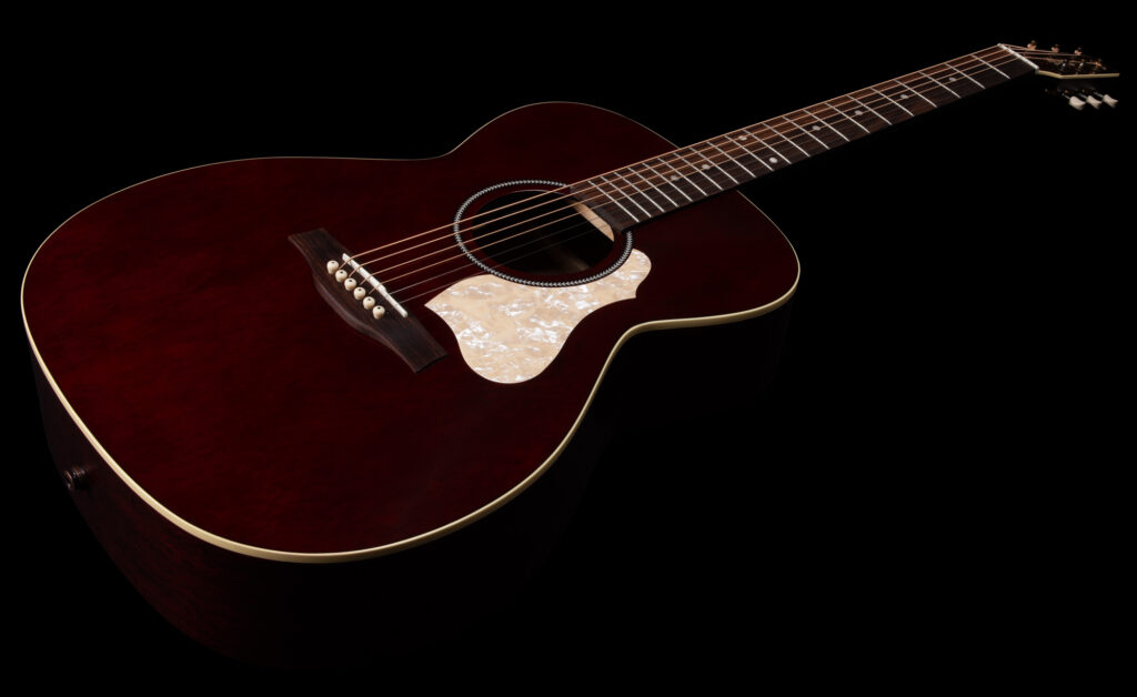 Seagull M6 Ch Eq Ltd Concert Hall Cedre Acajou Rw +housse - Ruby Red Gloss Top - Folk-Gitarre - Variation 1
