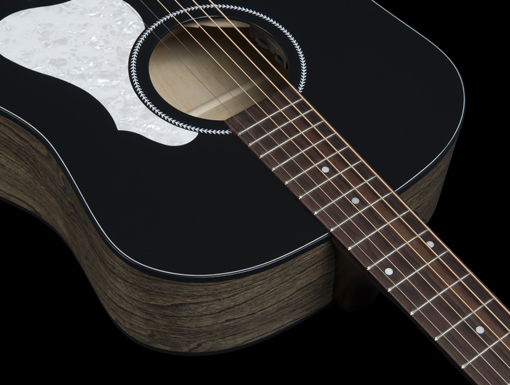 Seagull S6 Classic A/e Dreadnought Epicea Merisier Rw - Black - Elektroakustische Gitarre - Variation 3