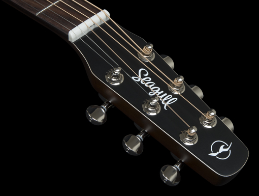 Seagull S6 Classic A/e Dreadnought Epicea Merisier Rw - Black - Elektroakustische Gitarre - Variation 4