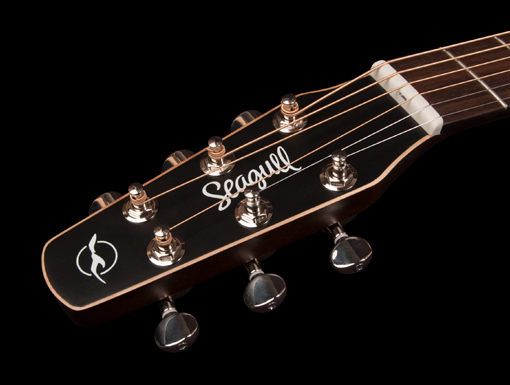 Seagull S6 Original Presys Ii Lh Dreadnought Gaucher Cedre Merisier Rw - Natural Semi Gloss - Elektroakustische Gitarre - Variation 5