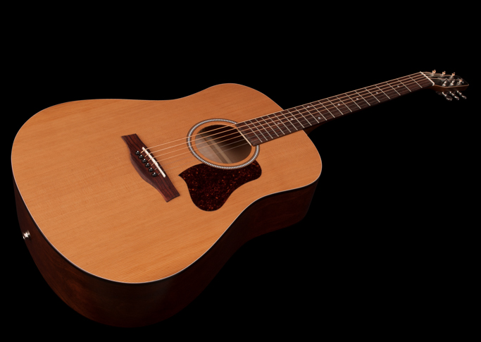 Seagull S6 Original Slim Qit 2018 Dreadnought Cedre Merisier - Natural - Westerngitarre & electro - Variation 1