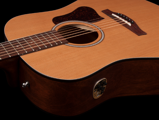 Seagull S6 Original Slim Qit 2018 Dreadnought Cedre Merisier - Natural - Westerngitarre & electro - Variation 2