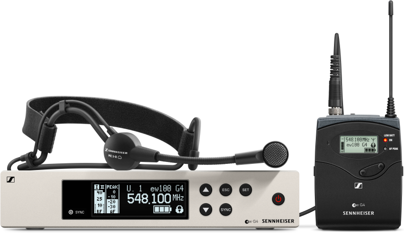 Sennheiser Ew 100 G4-me3-1g8 - Wireless Headset-Mikrofon - Main picture