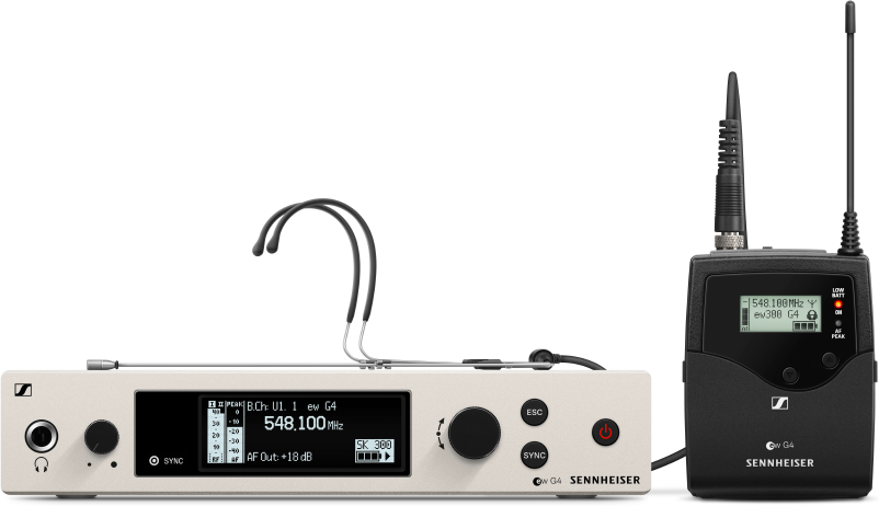 Sennheiser Ew 300 G4-headmic1-rc-bw - - Wireless Headset-Mikrofon - Main picture