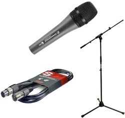 Mikrofon set mit ständer Sennheiser E845 + K&M 25400
