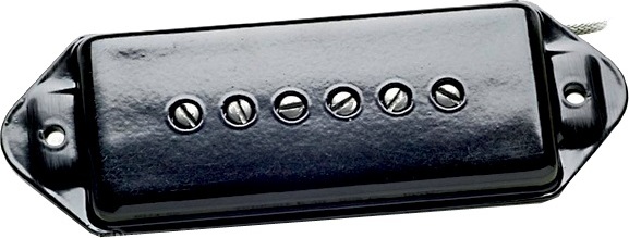 Seymour Duncan Antiquity P90 Dog Chevalet Noir - Gitarre Tonabnehmer - Main picture