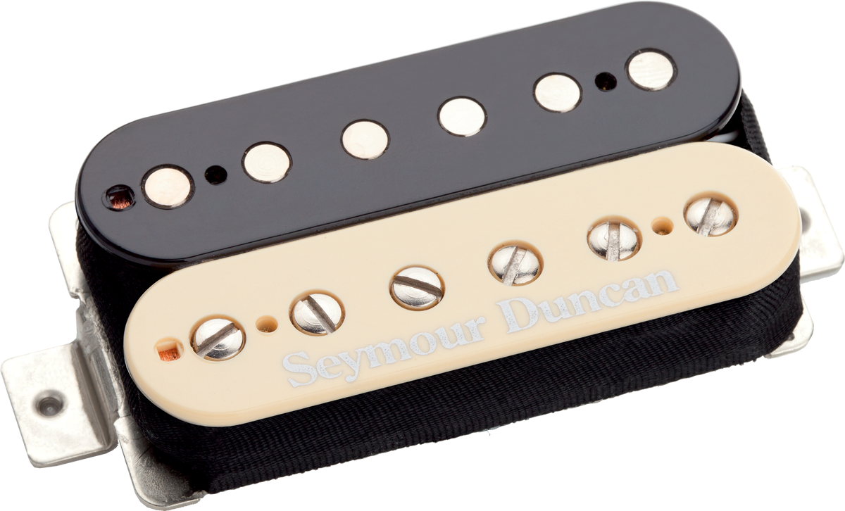 Seymour Duncan Sh2b Jazz Model Humbucker Chevalet Zebra - - Gitarre Tonabnehmer - Main picture