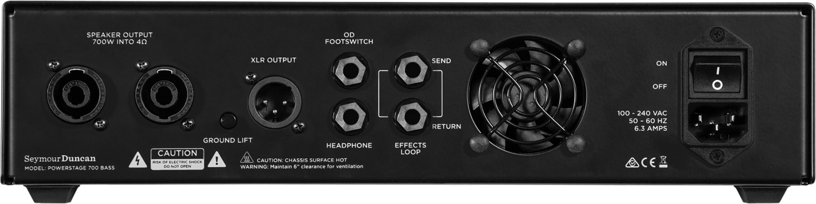 Seymour Duncan Powerstage 700 Bass Rack Mount - Bass Topteil - Variation 1