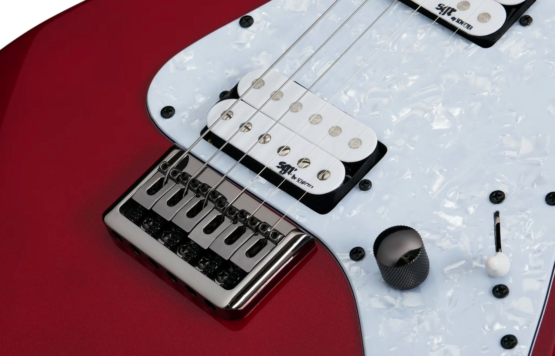 Sgr By Schecter Banshee 6 2h Ht Rw - Metallic Red - E-Gitarre in Str-Form - Variation 3