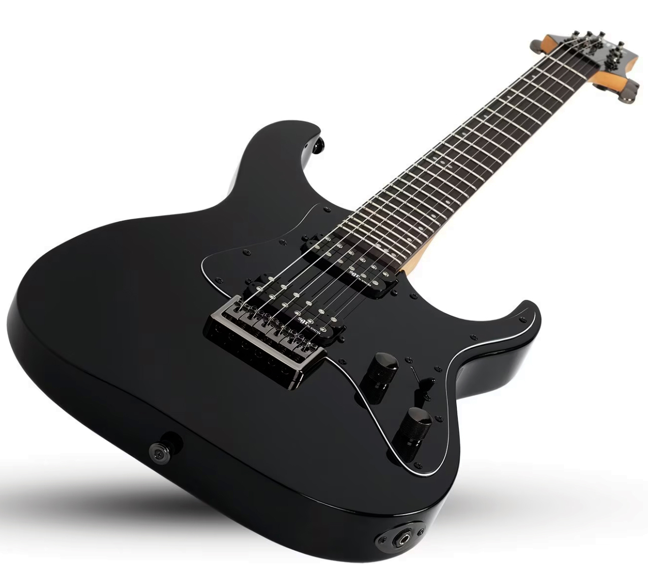Sgr By Schecter Banshee 6 Sgr 2h Ht Rw - Satin Black - E-Gitarre in Str-Form - Variation 1