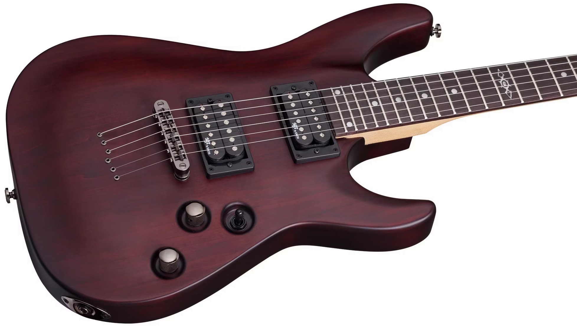 Sgr By Schecter C1 2h Ht Rw - Walnut Satin - E-Gitarre aus Metall - Variation 1