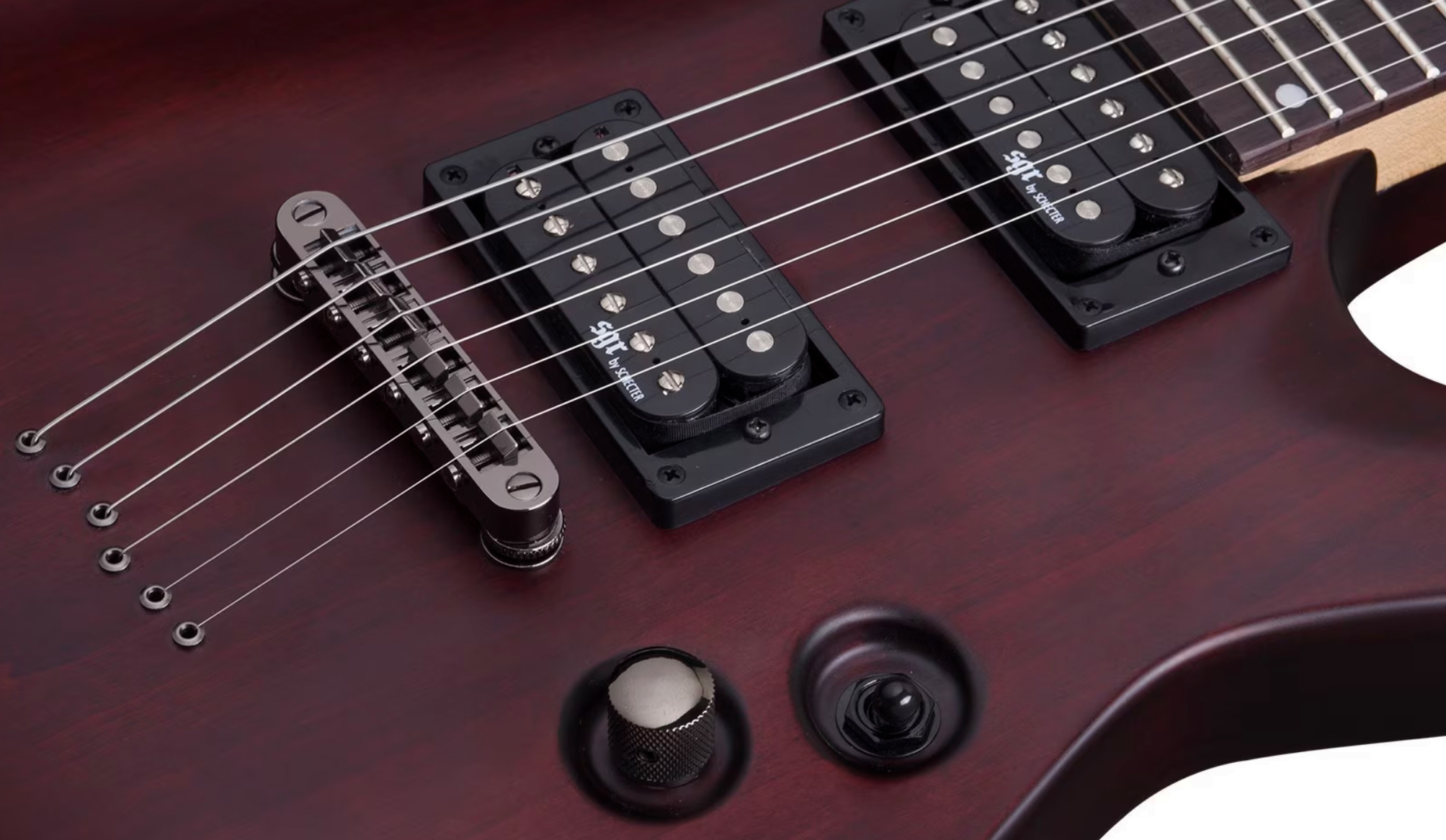 Sgr By Schecter C1 2h Ht Rw - Walnut Satin - E-Gitarre aus Metall - Variation 2