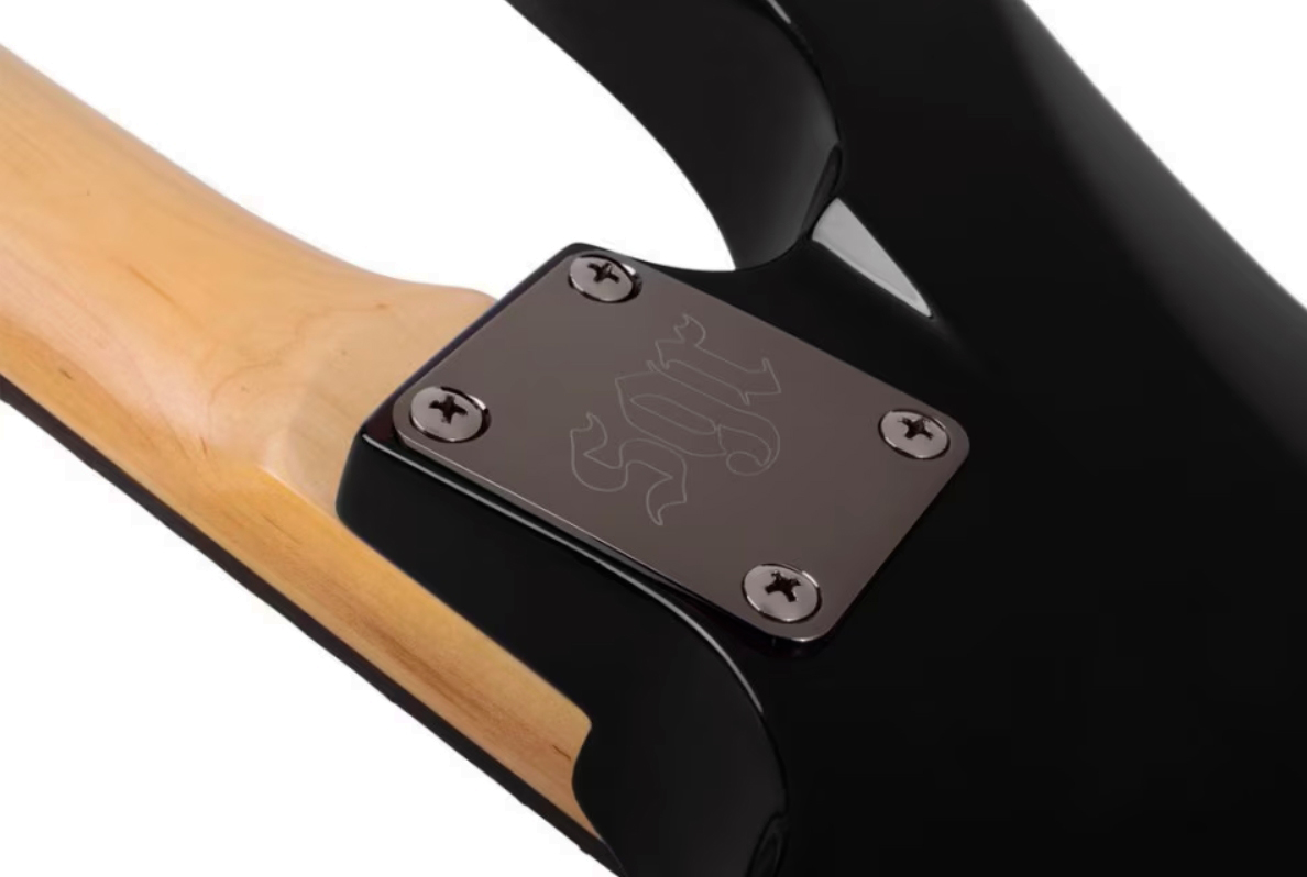 Sgr By Schecter C1 Lh Gaucher 2h Ht Rw - Gloss Black - E-Gitarre aus Metall - Variation 2