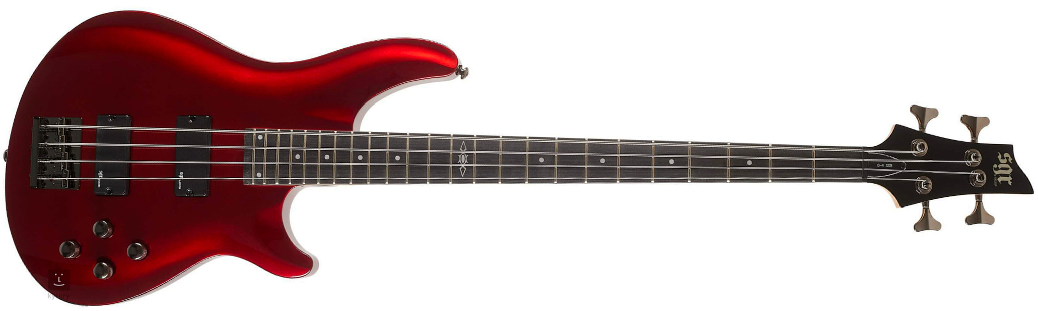 Sgr By Schecter C4 - Metallic Red - Solidbody E-bass - Main picture