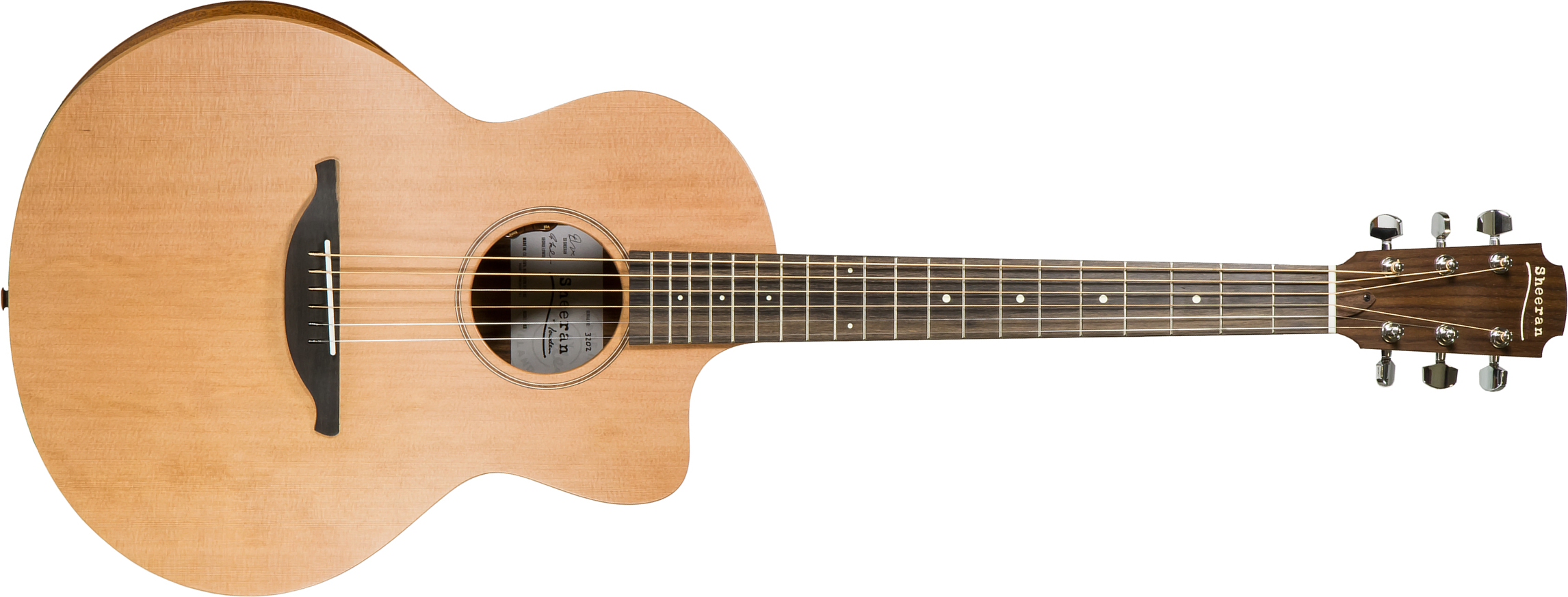 Sheeran By Lowden S03 Orchestra Model Cedre Palissandre Eb +housse - Natural Satin - Westerngitarre & electro - Main picture