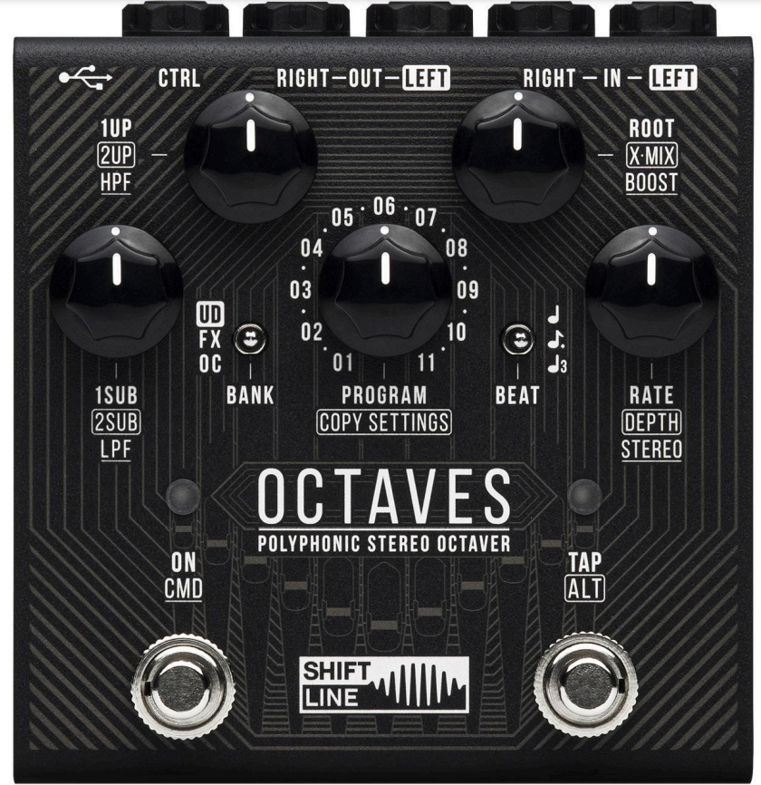 Shift Line Octaves Polyphonic Stereo Octaver - Harmonizer Effektpedal - Main picture