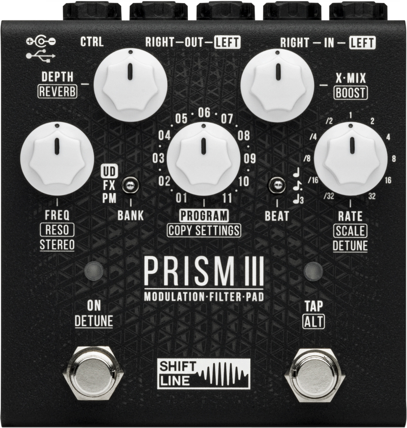 Shift Line Prism Iii Modulation Filter Pad - Modulation/Chorus/Flanger/Phaser & Tremolo Effektpedal - Main picture