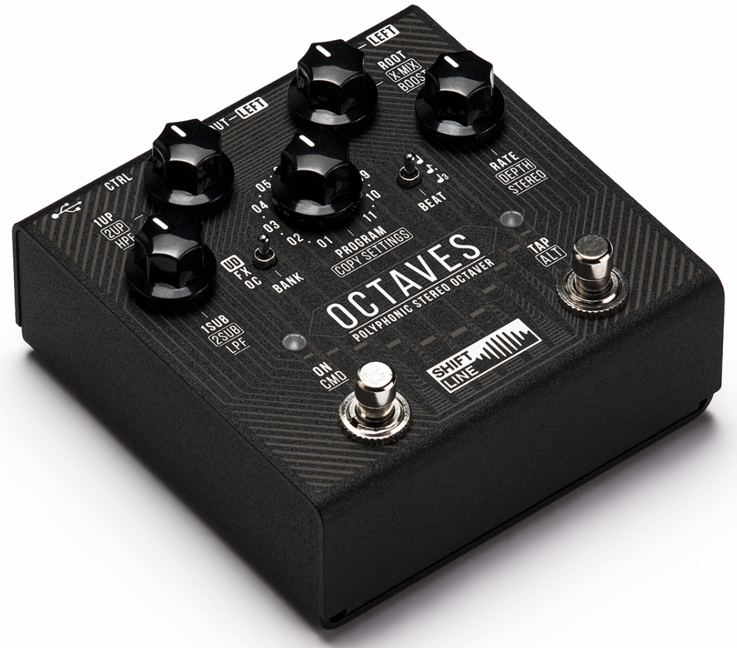 Shift Line Octaves Polyphonic Stereo Octaver - Harmonizer Effektpedal - Variation 2
