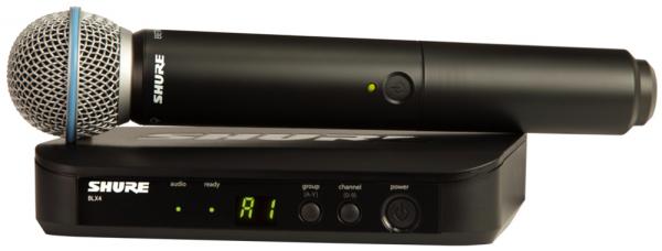 Wireless handmikrofon Shure BLX24E-B58-M17