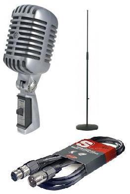 Mikrofon set mit ständer Shure