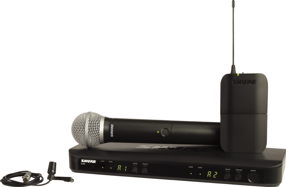 Shure Blx1288e Cvl Cravate Et Main Bande M17 - Wireless Lavalier-Mikrofon - Main picture
