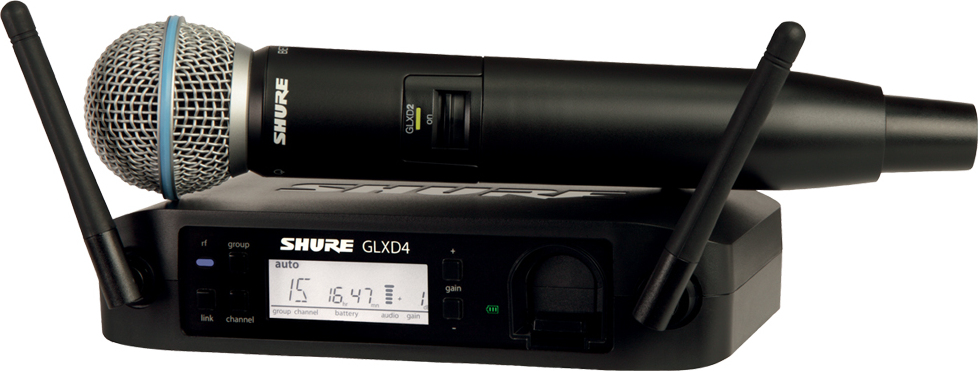 Shure Glxd24e Emetteur Main Beta58 Bande Z2 - Wireless Handmikrofon - Main picture