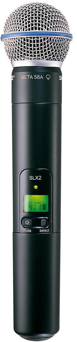 Wireless audiosender Shure SLX2-BETA58-L4