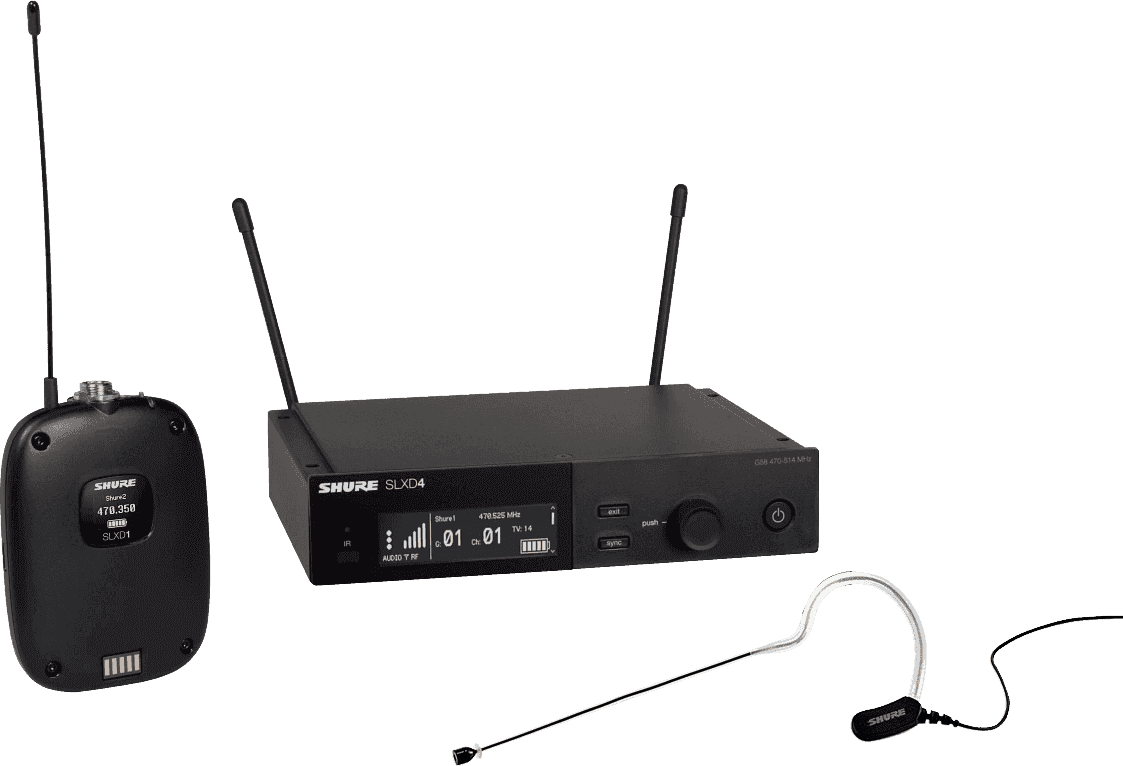 Shure Slxd14e-153b-h56 - Wireless Headset-Mikrofon - Main picture