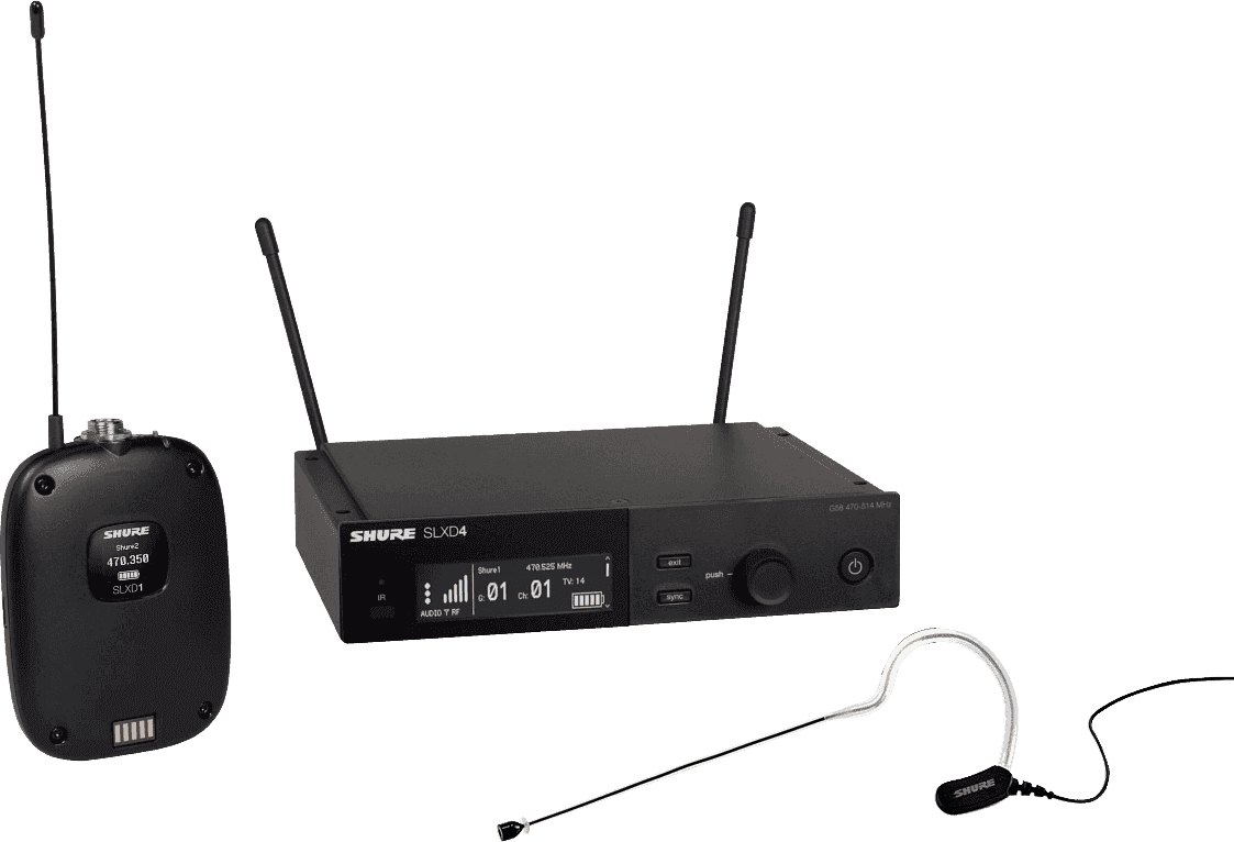 Shure Slxd14e-153b-j53 - Wireless Headset-Mikrofon - Main picture
