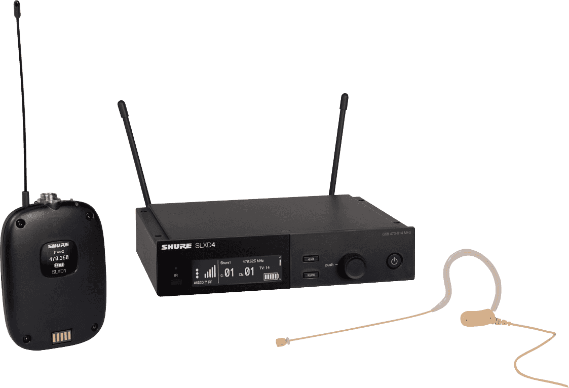 Shure Slxd14e-153t-h56 - Wireless Headset-Mikrofon - Main picture