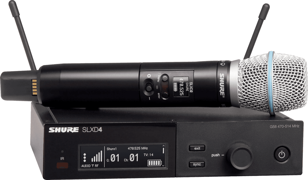Shure Slxd24e-b87a-h56 - Wireless Handmikrofon - Main picture