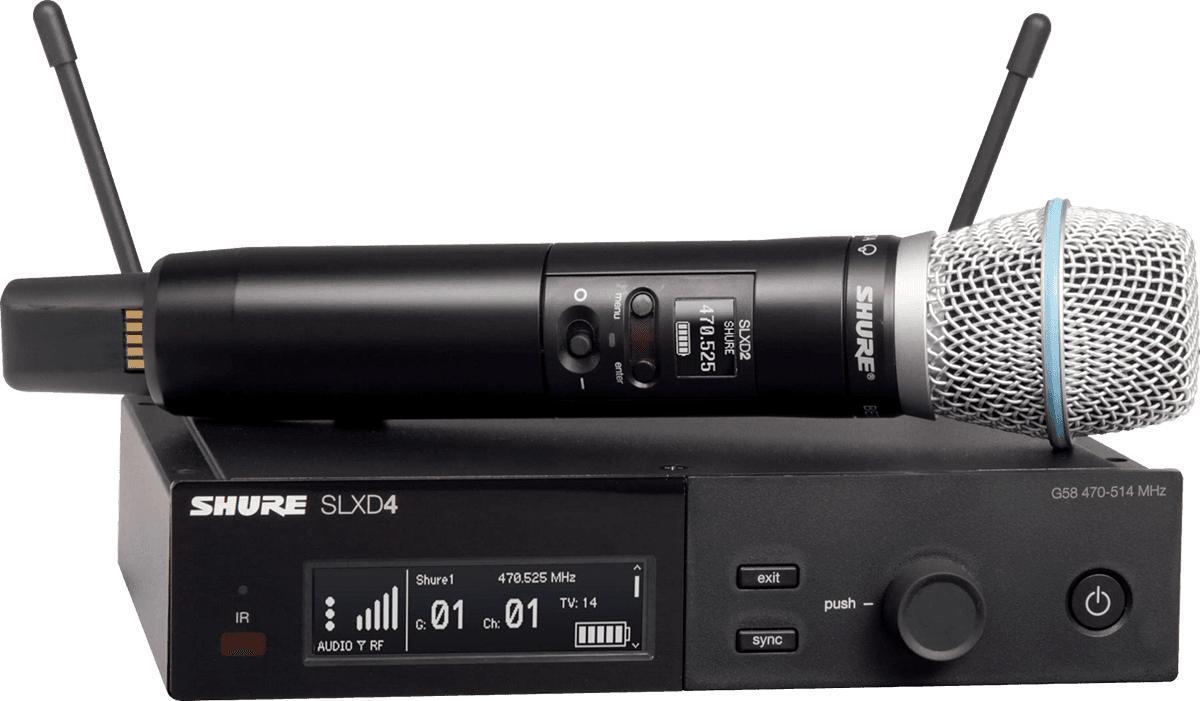 Wireless handmikrofon Shure SLXD24E-B87A-H56