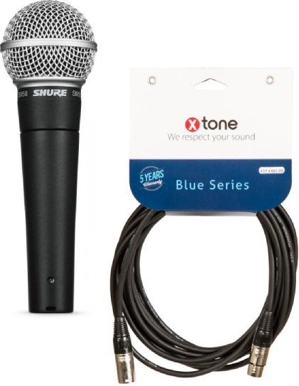 Shure Sm58-lce  + Xlr / Xlr 6m - Gesangs­mi­kro­fone - Main picture