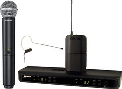 Wireless handmikrofon Shure BLX1288-MX53-M17