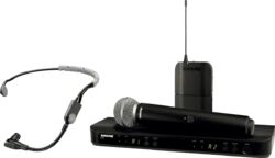 Wireless handmikrofon Shure BLX1288E-SM35-M17