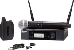 Wireless handmikrofon Shure GLXD124R+/85/SM58/Z4